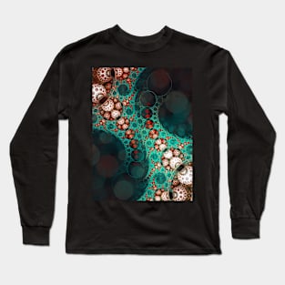 Turquoise Machine Long Sleeve T-Shirt